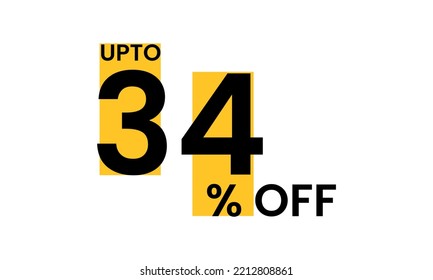 corporate 34 percent off vector, up to 34 percent off sale