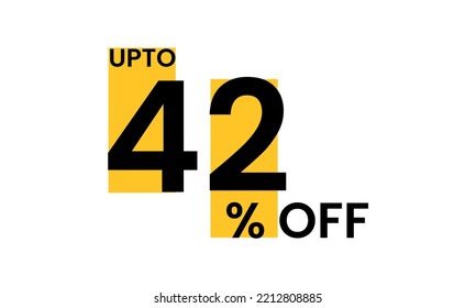 corporate 42 percent off vector, up to 42 percent off sale
