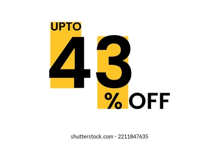 corporate 43 percent off vector, up to 43 percent off sale