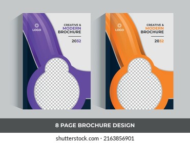 Buchcover-Design und Vorlage für den Geschäftsbericht und die Zeitschrift
