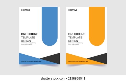 Corporate abstract brochure background. Corporate annual report background