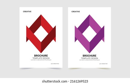 corporate abstract brochure cover vector design. Annual Report cover, Magazine cover, brochure cover, a4 size