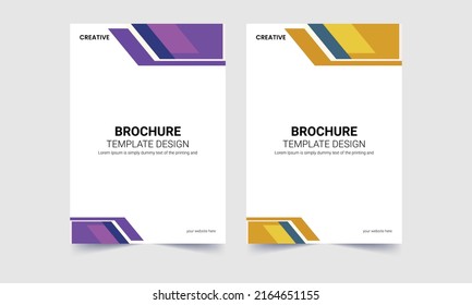 corporate abstract brochure cover vector template. Brochure, Annual Report, Magazine, Poster, Portfolio, Flyer. Brochure cover. A4