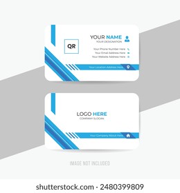 Corporate Abstract Unique Trendy Business Card Design Template | Abstract Trendy Visiting Card Vector