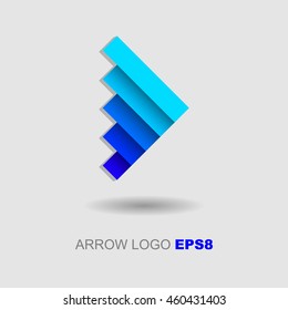 Corporate abstract vector logo.
