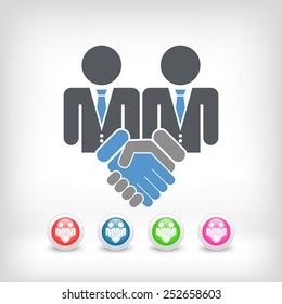 Corporate agreement icon