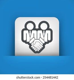 Corporate agreement icon