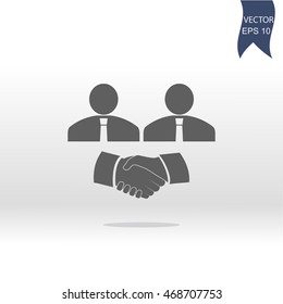 Corporate agreement icon