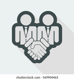 Corporate agreement icon