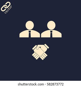 Corporate agreement icon