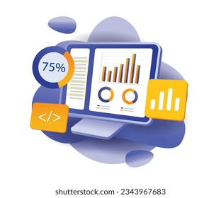 Isomometrische Darstellung der Unternehmensanalyse