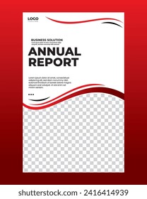 corporate annual cover template design 2026