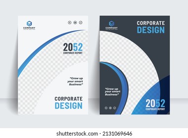 corporate annual report book cover brochure flyer design, Leaflet presentation, book cover templates.