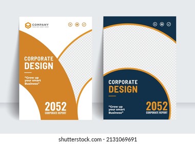 corporate annual report book cover brochure flyer design, Leaflet presentation, book cover templates.