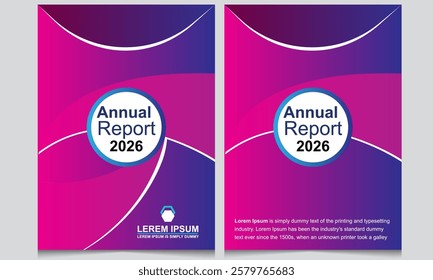 corporate annual Report design template 