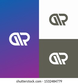 Corporate AR Logo Symbol Design Template