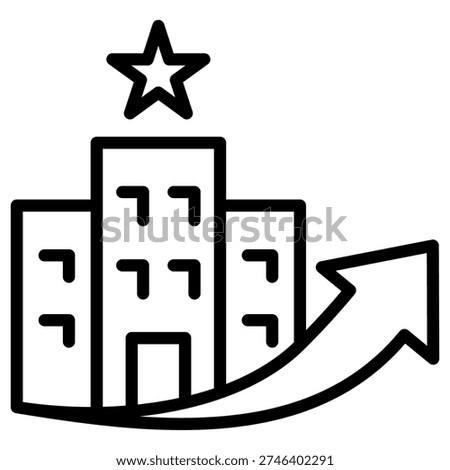 Corporate Aspiration Icon Element For Design