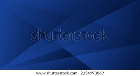 corporate background dark blue geometric triangle banner design with copy space