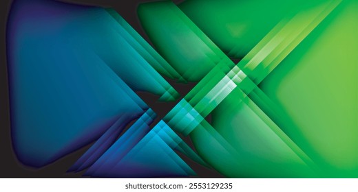 Fundo corporativo, projeto geométrico de onda de linha de sombra. Ilustração vetorial para papel de parede, banner, plano de fundo, cartão, ilustração de livro, página inicial