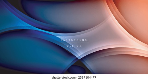 Corporate background, shadow line wave geometric design. Vector Illustration For Wallpaper, Banner, Background, Card, Book Illustration, landing page