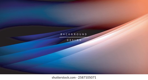 Corporate background, shadow line wave geometric design. Vector Illustration For Wallpaper, Banner, Background, Card, Book Illustration, landing page