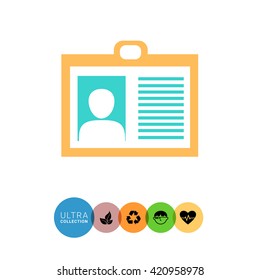 Corporate badge icon