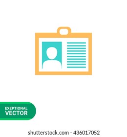 Corporate badge icon