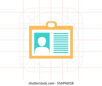 Corporate badge icon