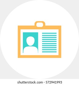 Corporate badge icon
