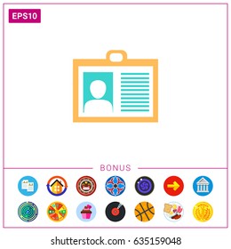 Corporate badge icon