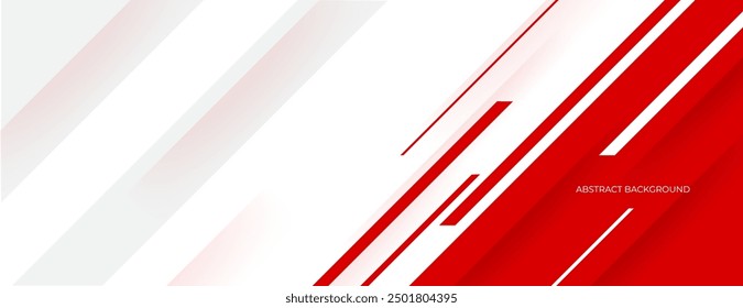 corporate banner background with diagonal red stripes