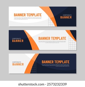 Corporate banner design template collection