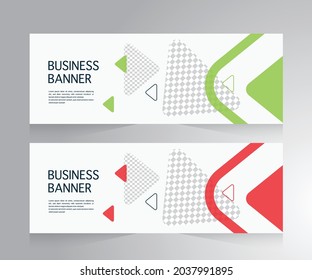 Diseño de plantilla de diseño de banners corporativos