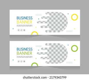 Diseño de plantilla de diseño de banners corporativos