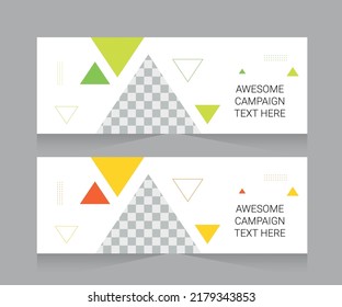 Diseño de plantilla de diseño de banners corporativos
