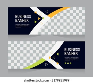 Diseño de plantilla de diseño de banners corporativos