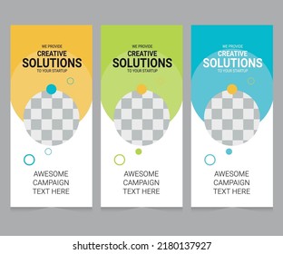 Corporate Banner Layout Template Design