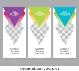 Diseño de plantilla de diseño de banners corporativos
