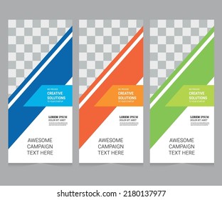 Corporate Banner Layout Template Design