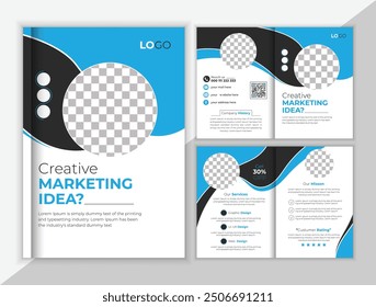 Corporate bi fold brochure design 
