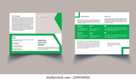 Plantilla de diseño multiplicidad de folletos corporativos 