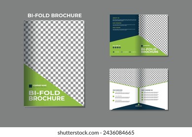 Plantilla de diseño de folletos corporativos