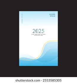 Corporate blue color Book Cover Design Template in A4. Can be adapt to Brochure, Annual Report, Magazine,Poster, Business Presentation, Portfolio, Flyer, Banner, Website.