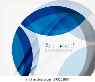 Fondo de onda azul corporativa para tu mensaje de negocio. Ilustración del vector