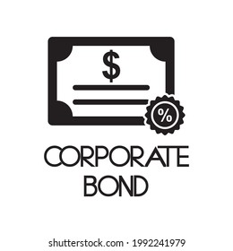 Corporate Bond Icon , Financial Icon