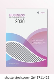 Corporate Book, Annual Report, Magazine, Poster, Business Presentation, Portfolio Cover Design Template in A4.