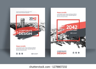 Corporate Book Cover Design Template in A4. Can be adapt to Brochure, Annual Report, Magazine,Poster, Business Presentation, Portfolio, Flyer, Banner, Website.