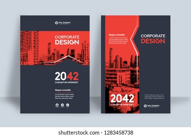 Corporate Book Cover Design Template in A4. Can be adapt to Brochure, Annual Report, Magazine,Poster, Business Presentation, Portfolio, Flyer, Banner, Website.
