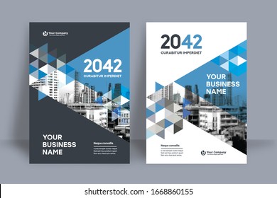 Corporate Book Cover Design Template in A4. Can be adapt to Brochure, Annual Report, Magazine,Poster, Business Presentation, Portfolio, Flyer, Banner, Website.