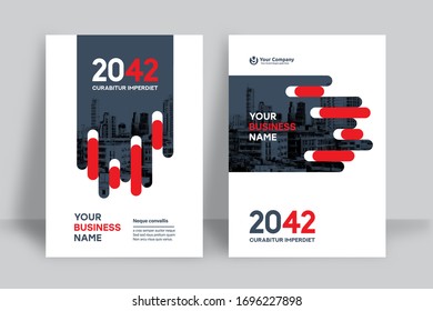 Corporate Book Cover Design Template in A4. Can be adapt to Brochure, Annual Report, Magazine,Poster, Business Presentation, Portfolio, Flyer, Banner, Website.